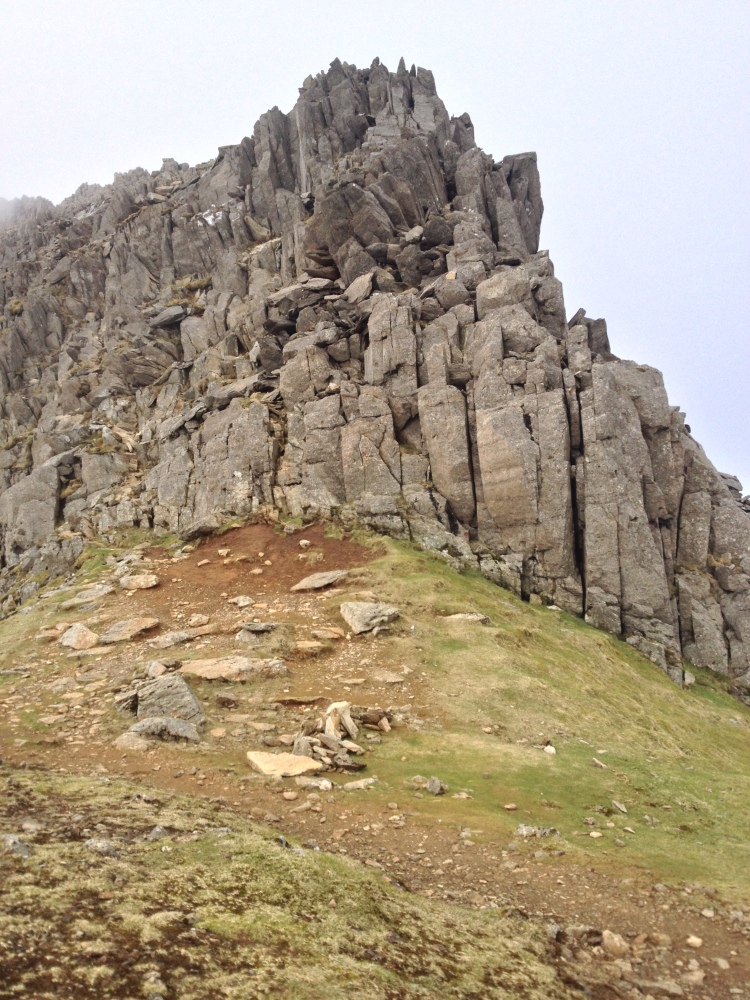 Final climb towards the end of the ridge